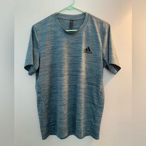 Adidas, Teal, Tee Shirt, Dri-Fit, Size Medium, Used Like New.